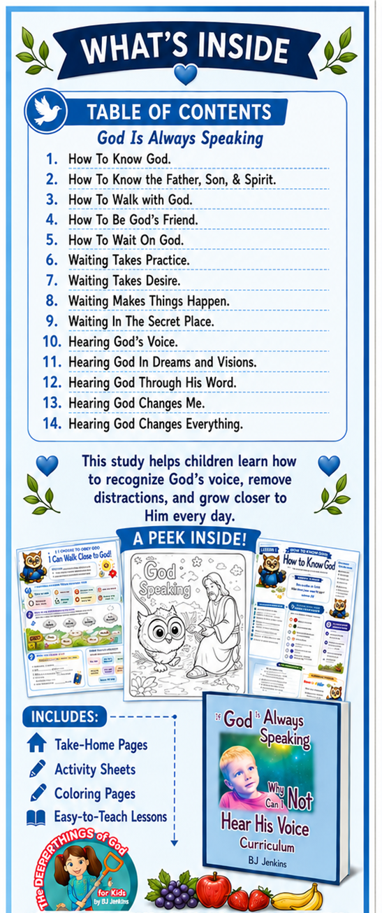 If God is Always Speaking, Why Can't I Hear Him? — what's inside