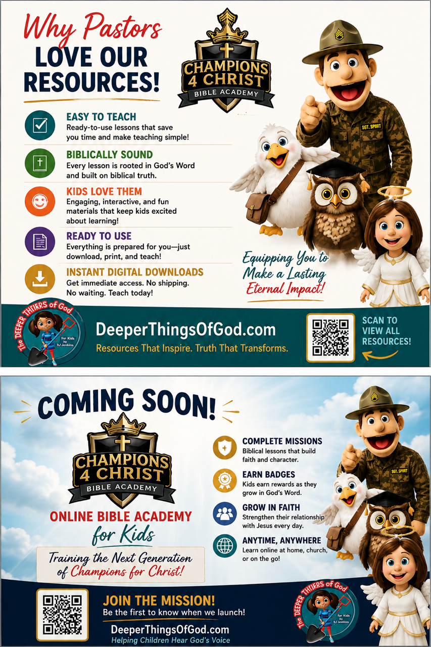 Champions 4 Christ Bible Academy — Coming Soon! Online Bible Academy for Kids. Training the Next Generation of Champions for Christ.